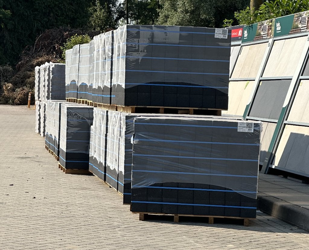 linea blokken 60x15x15 antraciet (muurblokken €3,75 p/st), Overige typen, Nieuw, Ophalen of Verzenden, 10 m² of meer