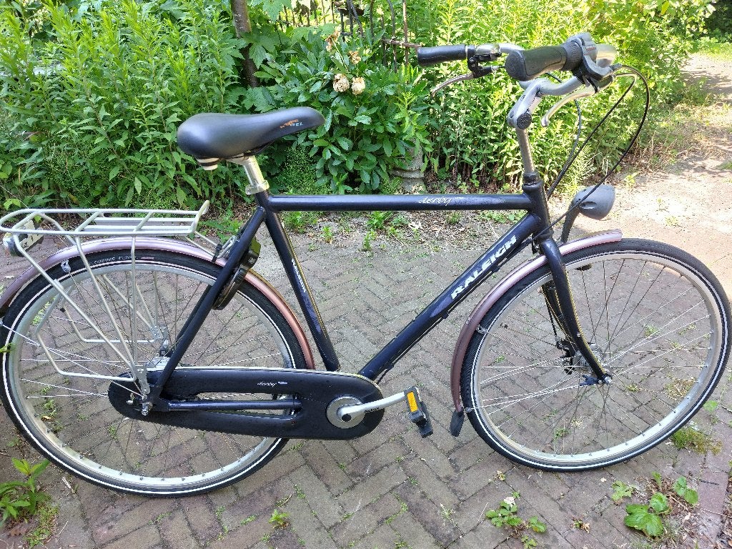 Mooie blauwe Raleigh Derby 7 speed, Gebruikt, Versnellingen, 57 tot 61 cm, Ophalen