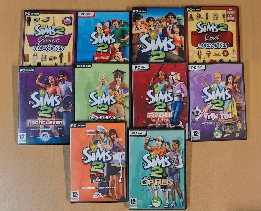 De Sims 2 + Uitbreidingen en Accessoires voor de PC, Electronic Arts, 1 speler, Onbekend, Eén computer