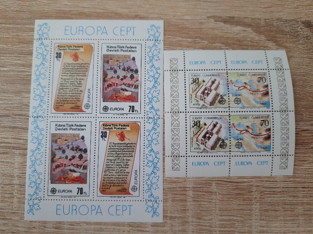 Turkije en Cyprus Turkije, Verzenden, Overige landen, Postfris