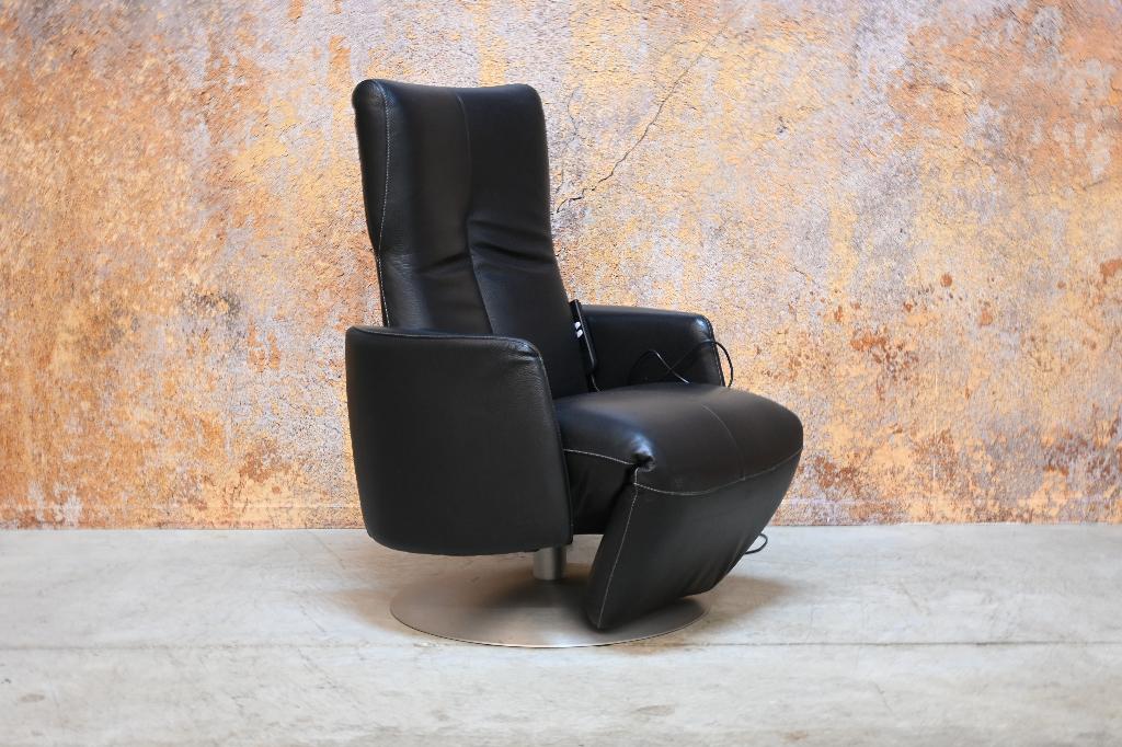 ZGAN Leolux Keppler relaxfauteuil electrisch verstelbaar, Leolux, Leolux, 75 tot 100 cm, Ophalen of Verzenden
