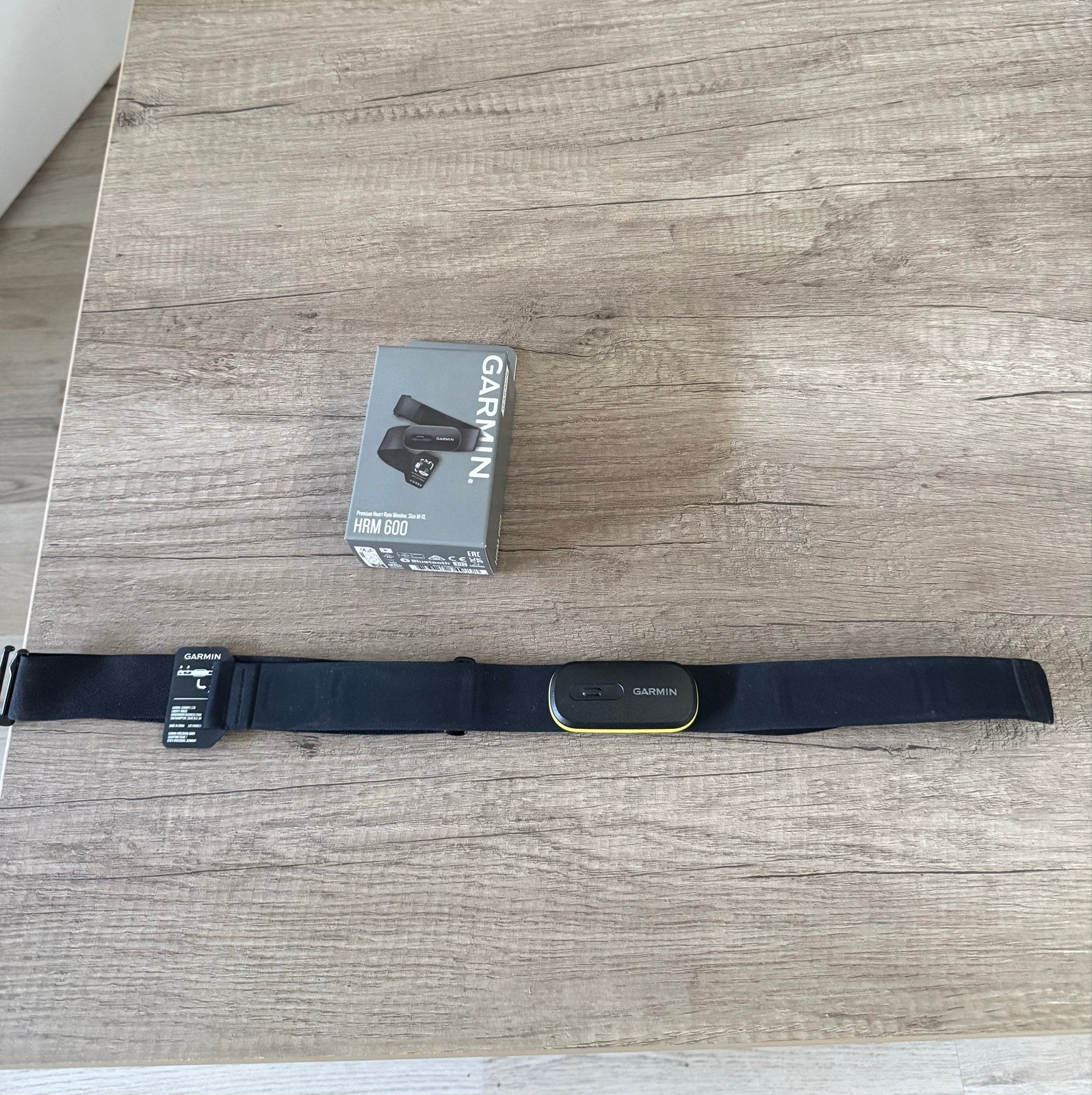 Garmin HRM 600 Hartslagmeter met borstband, Sport en Fitness, Ophalen, Zo goed als nieuw, Garmin, Met borstriem