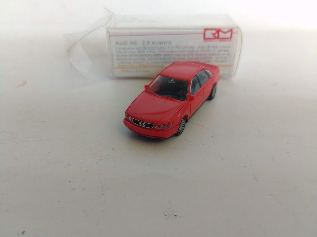Audi A 6 Quattro rood, Rietze 1:87, dealerverpakking, Ophalen of Verzenden, Nieuw, Auto, Rietze