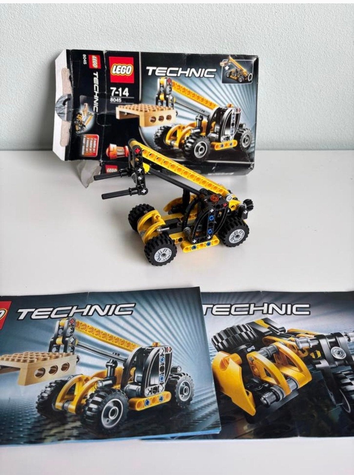 Lego Technic 8045 - Telescooplader, Gebruikt, Lego, Ophalen of Verzenden, Complete set
