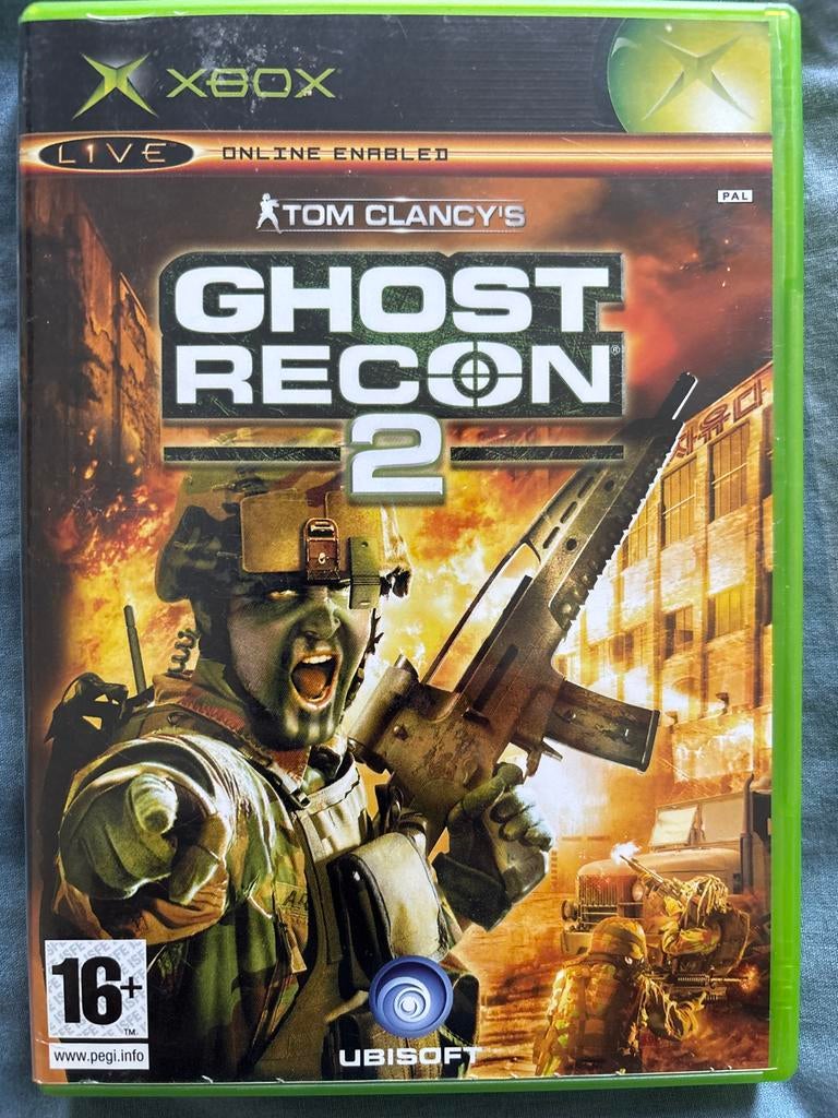 Tom Clancy's Ghost Recon 2 - Xbox (Gebruikt), Spelcomputers en Games, Games | Xbox Original, Gebruikt, Shooter, 1 speler, Vanaf 16 jaar