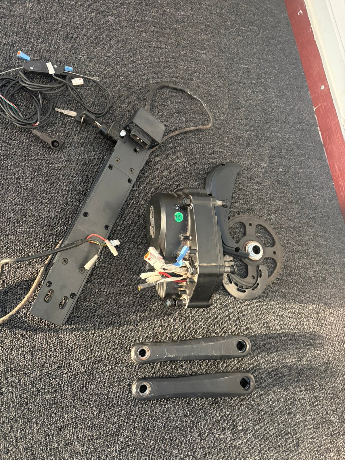 Bafang midden motor, Ophalen of Verzenden, Zo goed als nieuw, Motor