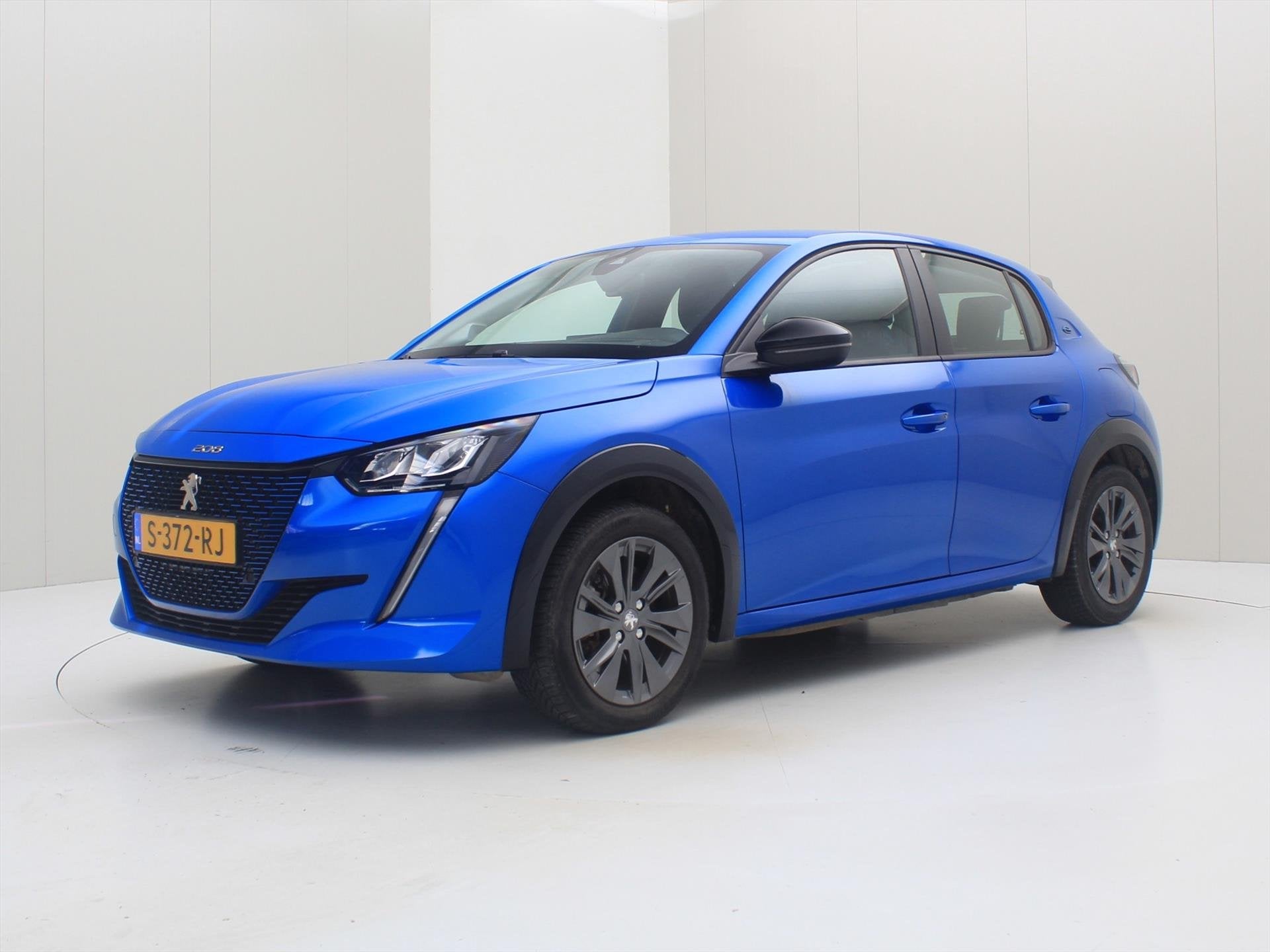 Peugeot e-208 EV Active Pack 50 kWh 136 pk 98,13% SoH [ NAVI, Auto's, Automaat, Gebruikt, Zwart, Blauw