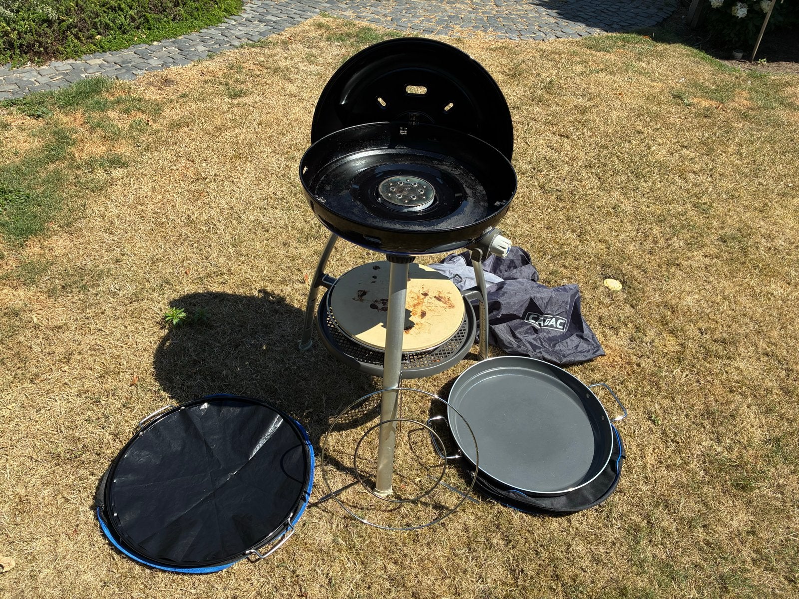 Cadac Carri Chef 50 Gas BBQ met diverse accessoires, Ophalen, Gebruikt