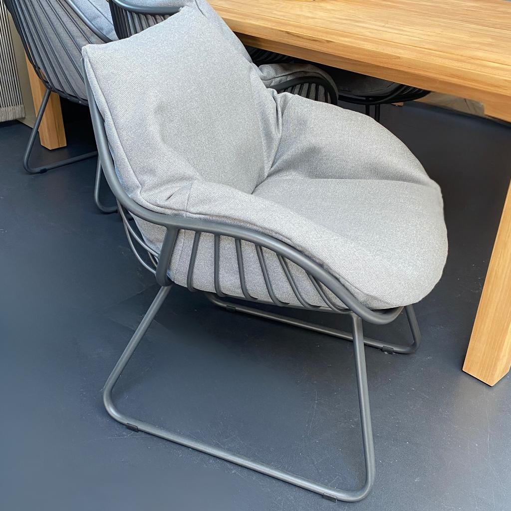 Tuinstoel CHILL van Solpuri aluminium met Sunbrella kussen, Ophalen, Nieuw, Overige materialen