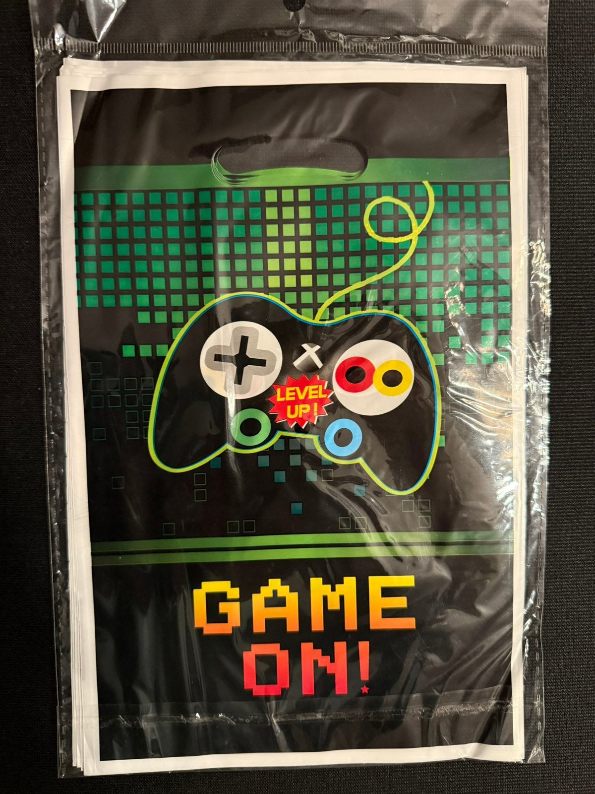 Game on traktatie zakjes / uitdeel tasjes, Ophalen of Verzenden, Nieuw, Feestartikel, Verjaardag