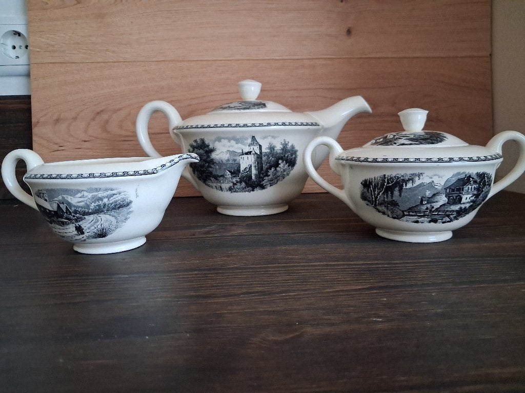 Oud servies Societe Ceramique Maastricht, Antiek en Kunst, Antiek | Servies los, Ophalen