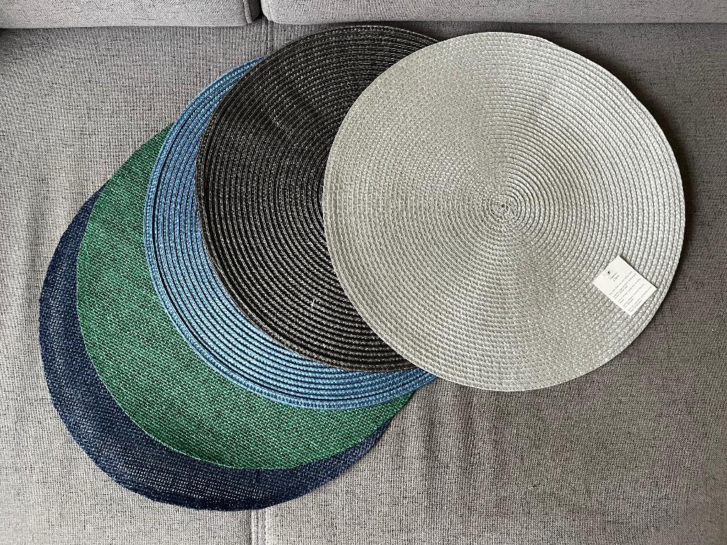 5x Placemats / onderleggers onderzetters rond 38 cm | NIEUW, Huis en Inrichting, Woonaccessoires | Onderzetters, Ophalen of Verzenden