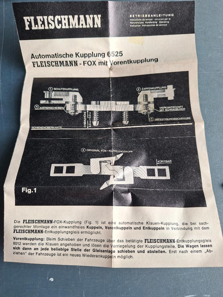 fleischmann fox koppelingen gezocht, Gelijkstroom, Fleischmann, Ophalen of Verzenden, Nieuw