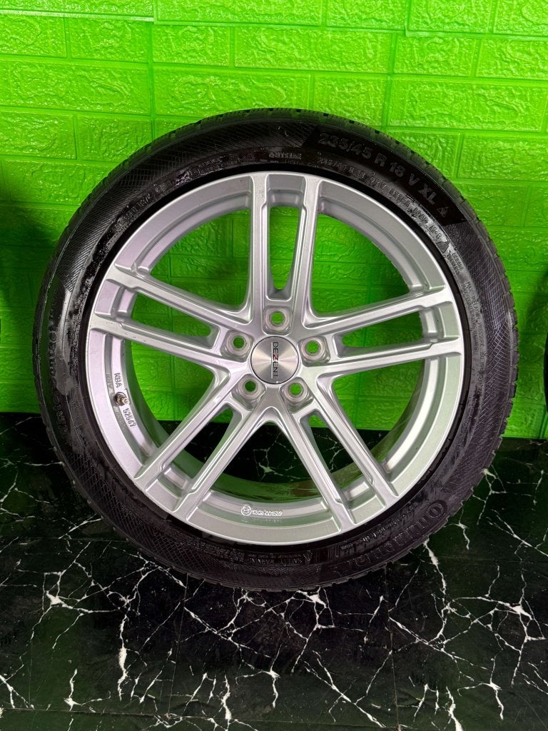 Volvo S60 V60 Ford Mondeo velgen 18" 5x108 winterset 7mm!, Niet ingevuld, 18 inch, Gebruikt, Banden en Velgen