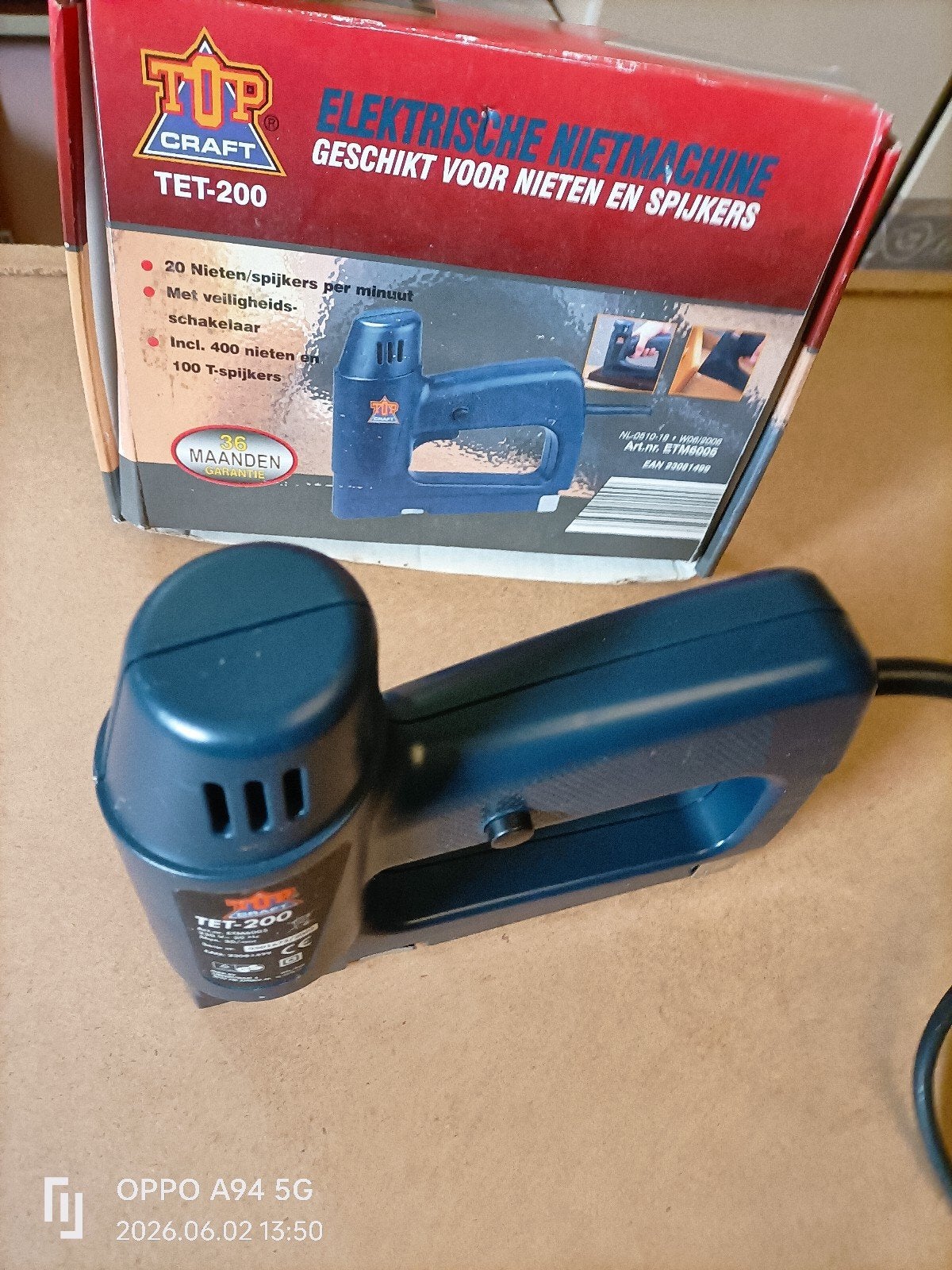 Nietmachine, Ophalen, Zo goed als nieuw, Minder dan 600 watt, Overige typen