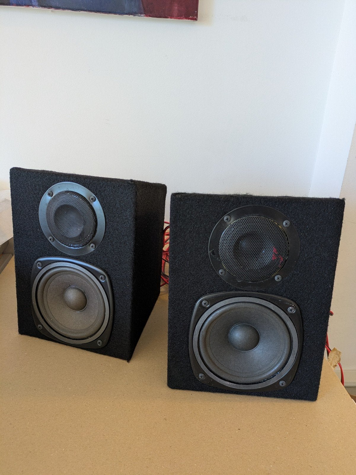 Fenton DMS40 Passieve 2-weg DJ Monitor Speakers (set van 2), Audio, Tv en Foto, Overige merken, Stereo speakers, Gebruikt, Inclusief kabels
