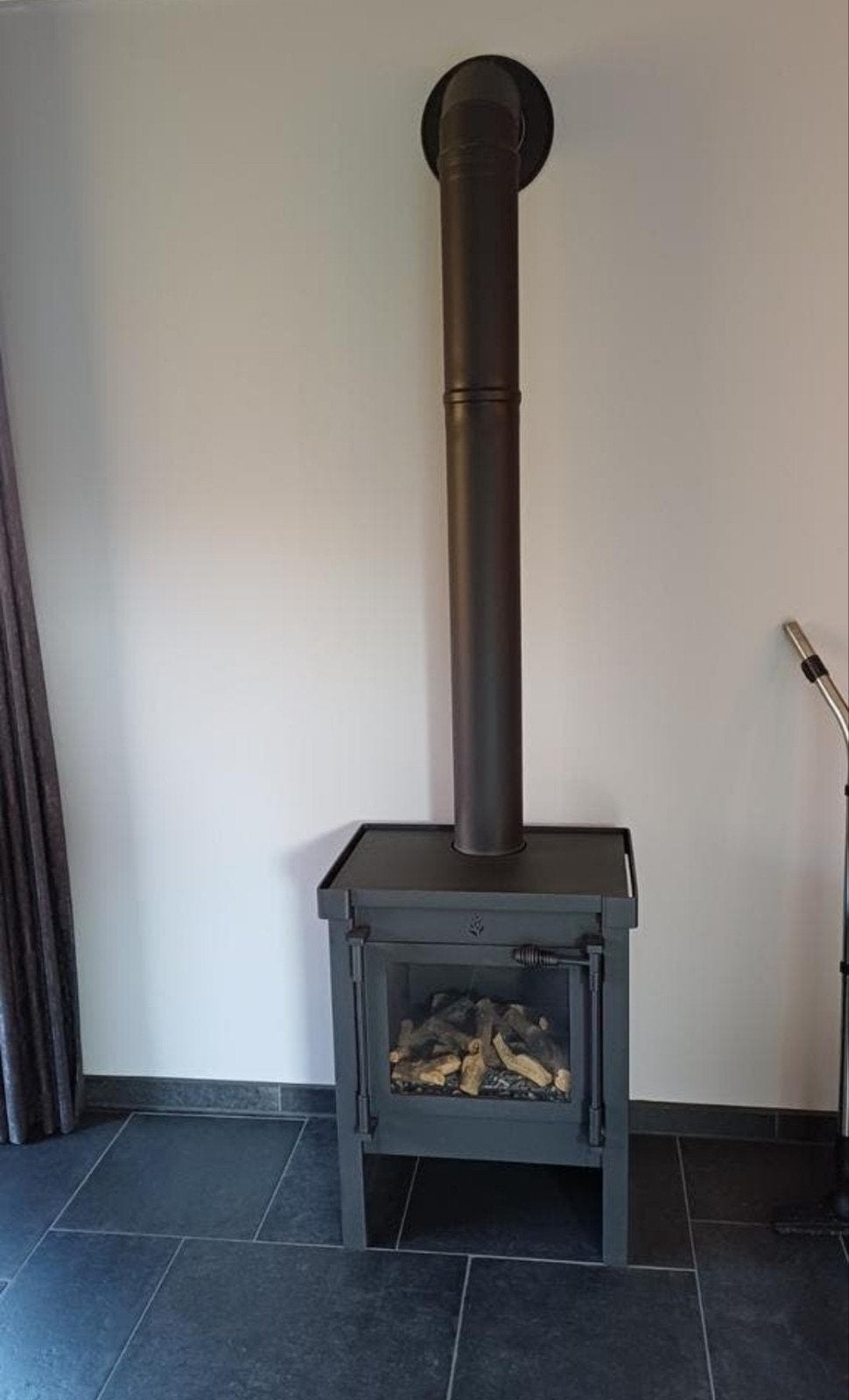 Gas kachel Beaufort Ease matzwart, Ophalen, Zo goed als nieuw, Gas, Gaskachel