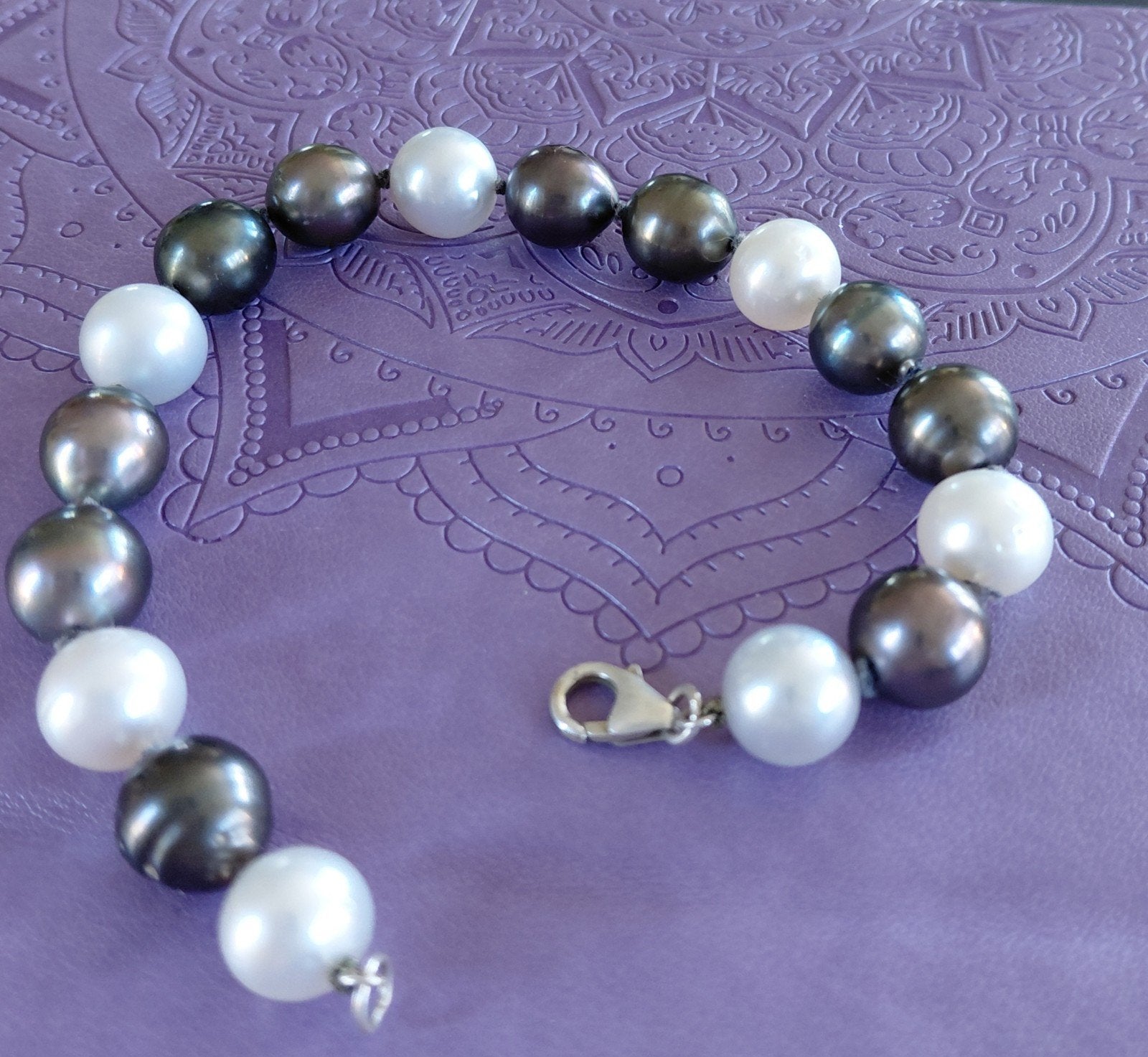 Parel armband, Verzenden, Zo goed als nieuw