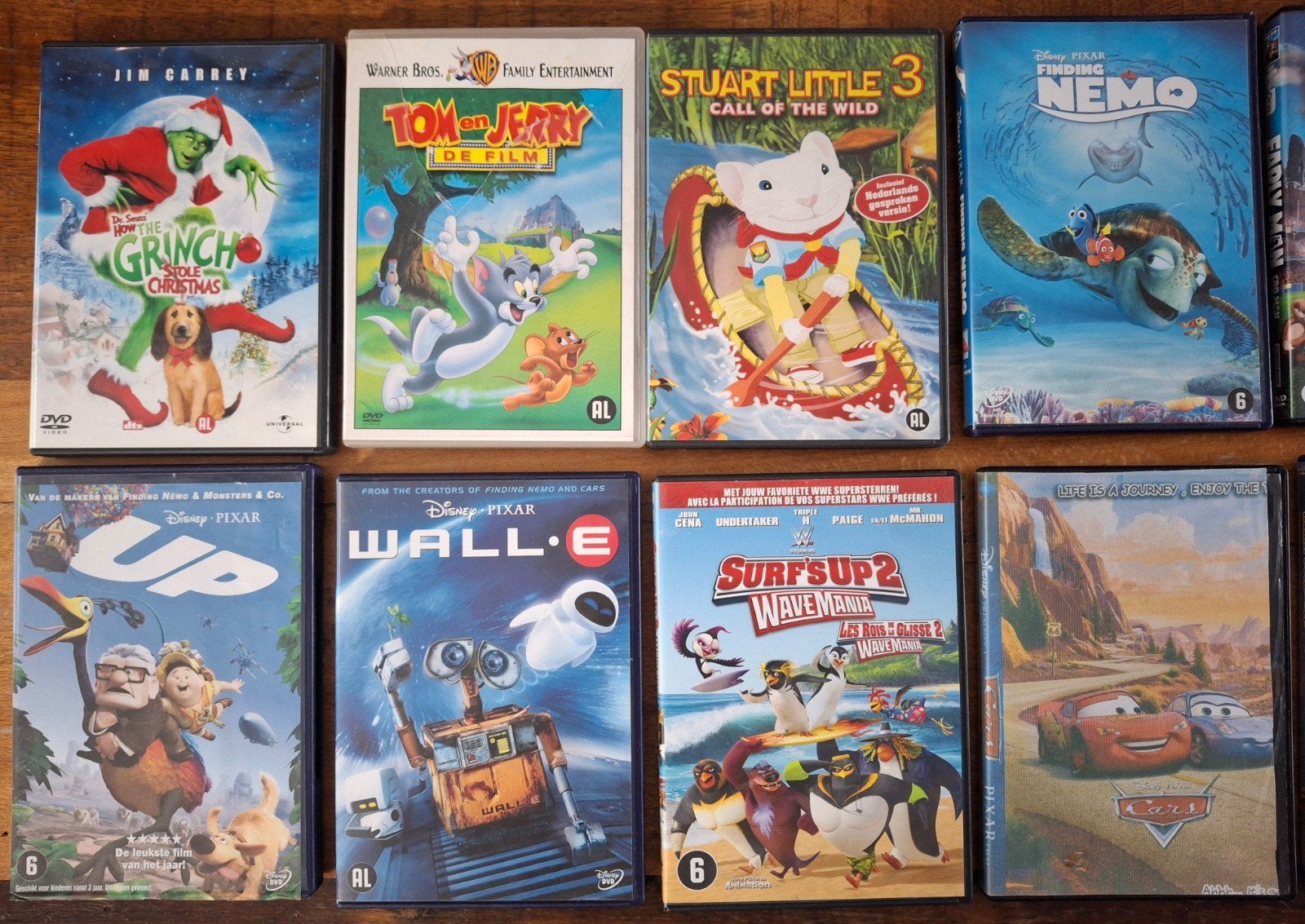 Super leuke verzameling van 26 kinderfilms op DVD, Ophalen, Gebruikt, Animatie, Alle leeftijden