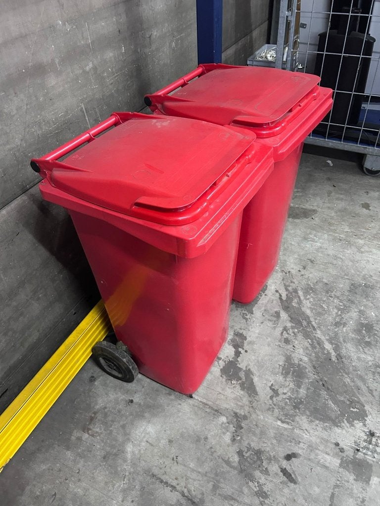 Afvalbak / Kliko / Container te koop circa 100 liter, Ophalen, Kunststof, Gebruikt, 40 liter of meer