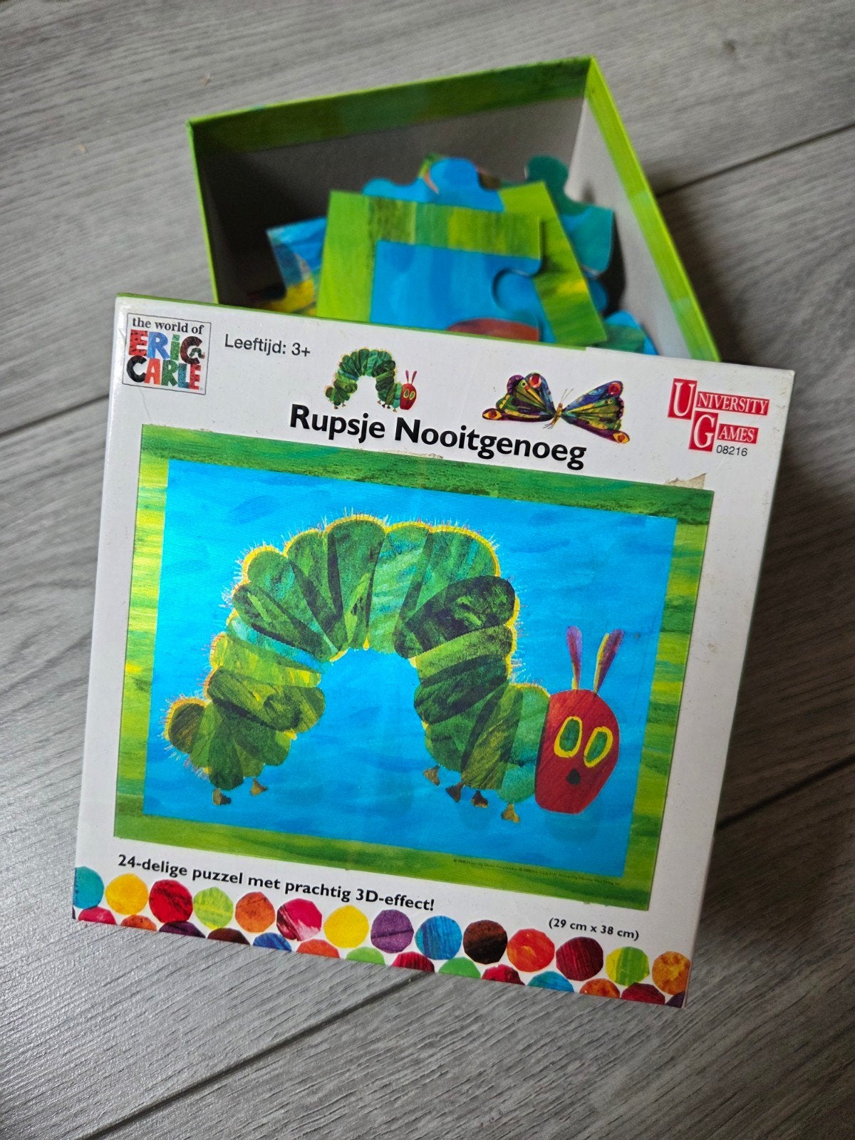 Rupsje Nooitgenoeg Puzzel - 24 stukjes met 3D-effect, Ophalen of Verzenden