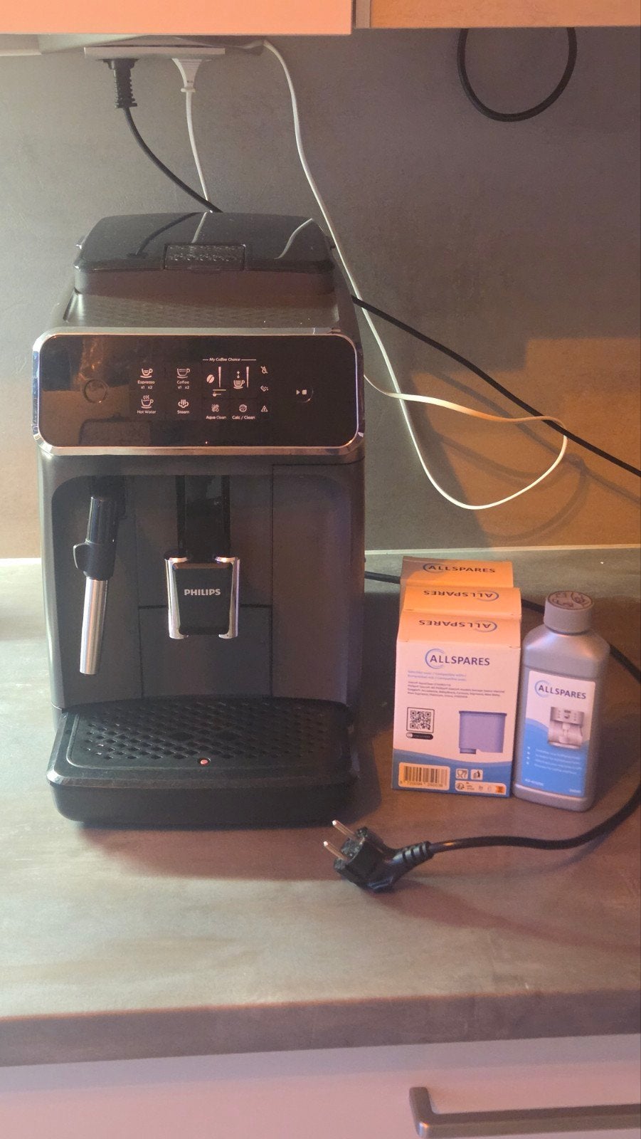 Philips EP2224/19 Koffiemachine - Lekt water (klusproject), Witgoed en Apparatuur, Koffiezetapparaten, Ophalen, Niet werkend, Koffiemachine