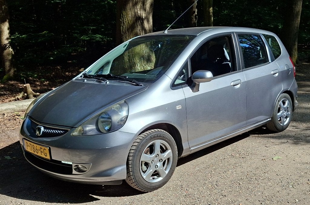 Honda Jazz 1.2i LPG, Airco, Nw APK, Trekhaak, Cruise, Voorwielaandrijving, 40 €/maand, 4 cilinders, Metallic lak