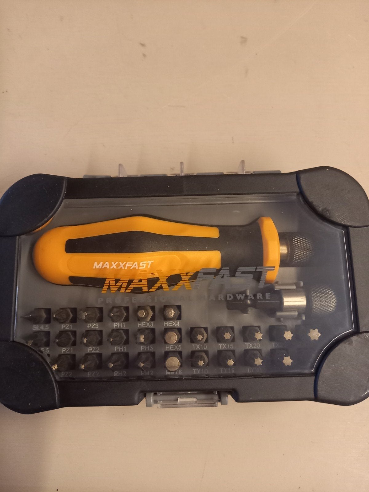 Maxxfast Schroevendraaier met Bitset - Nieuw in doos, Ophalen of Verzenden, Nieuw, Bitset, Overige merken