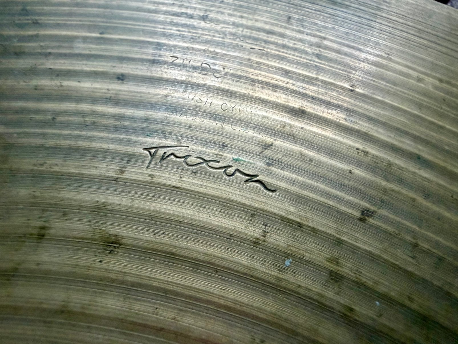 15” Trixon Crash Cymbal, 1950’s, Ophalen of Verzenden, Gebruikt, Drums of Percussie