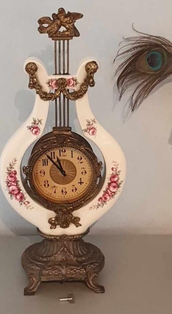 Prachtige Antieke Franse Bronzen Klok., Antiek en Kunst, Antiek | Klokken, Ophalen of Verzenden