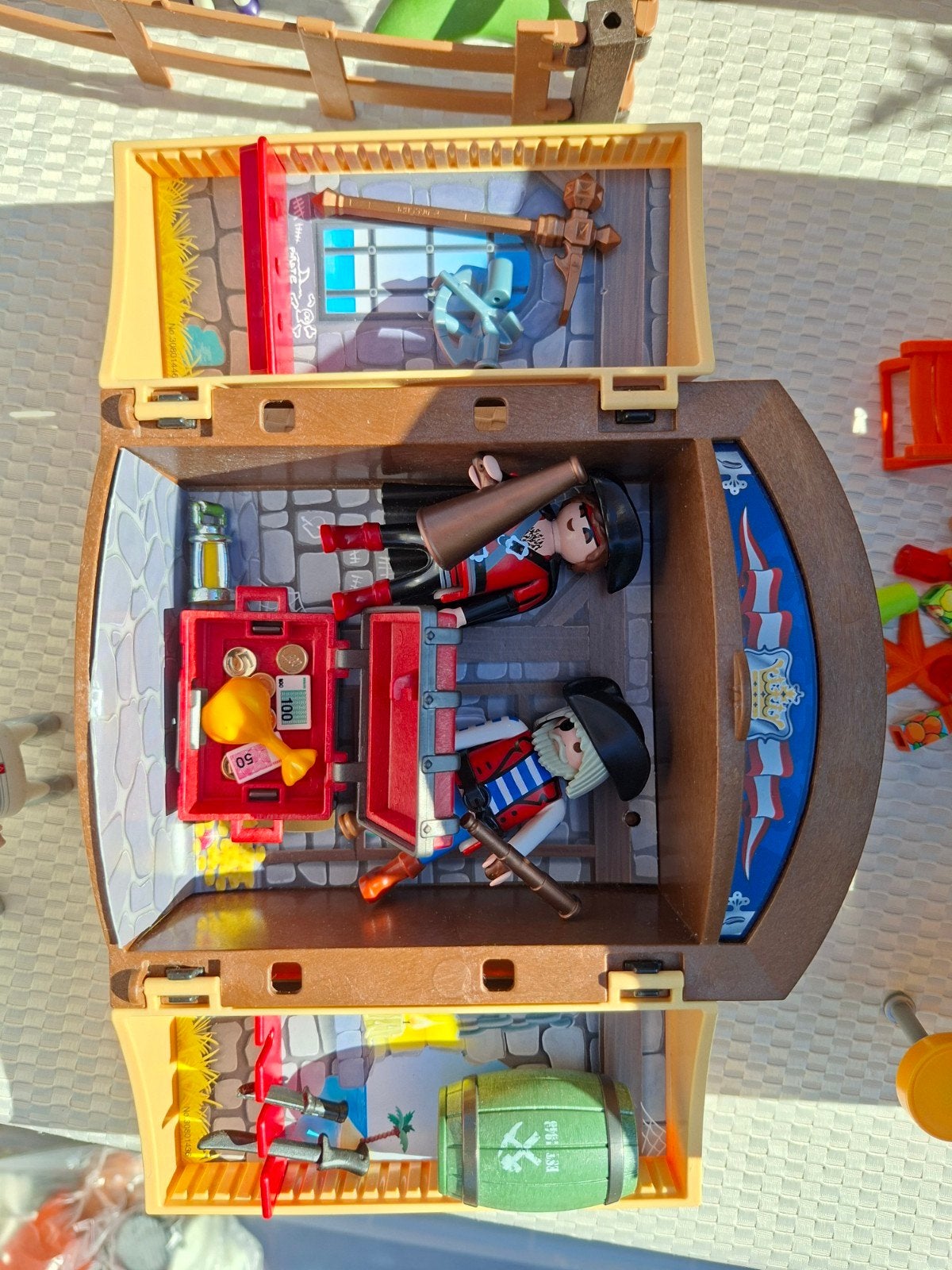 Playmobil Piratenmeeneem huisje met figuren en accessoires, Ophalen of Verzenden, Jongen of Meisje