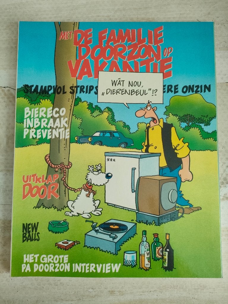 Met de FAMILIE DOORZON OP VAKANTIE (jfb-door), Gelezen, Gerrit de Jager., Ophalen of Verzenden, Meerdere stripboeken