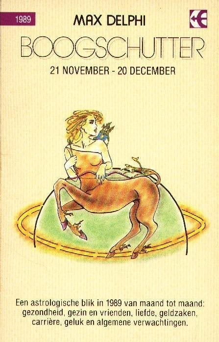 Boogschutter - Max Delphi - 1989, Gelezen, Verzenden, Astrologie, Overige typen
