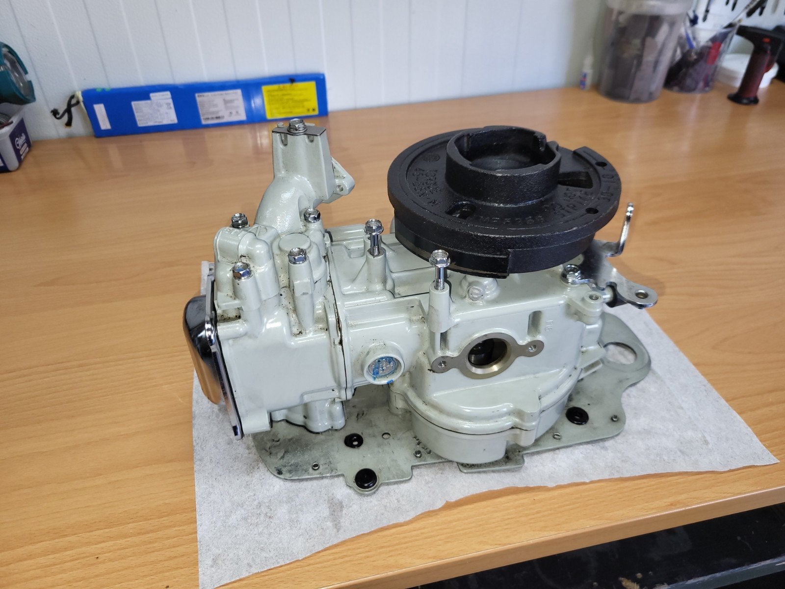 Defect motorblok Suzuki DF6 voor onderdelen, Ophalen, Gebruikt, Motor en Techniek, Zeilboot of Motorboot