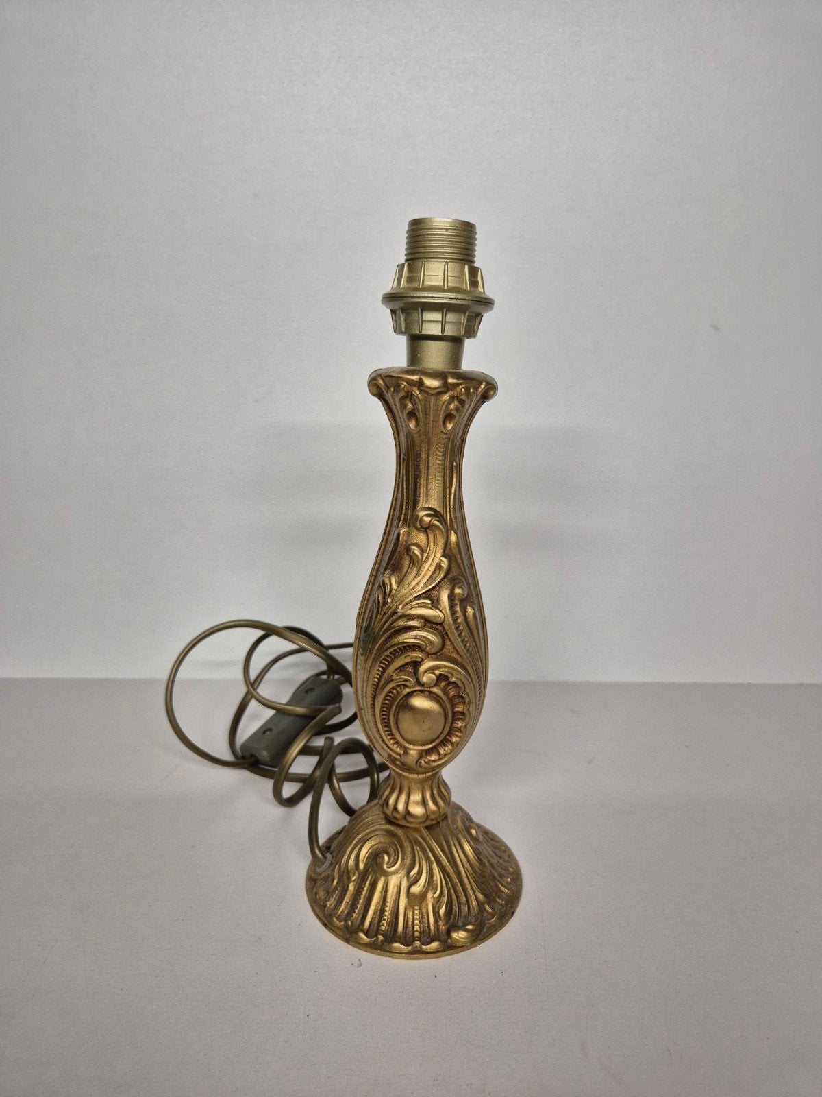 Vintage bronzen lampenvoet, Goud, Ophalen of Verzenden, Zo goed als nieuw, Vintage