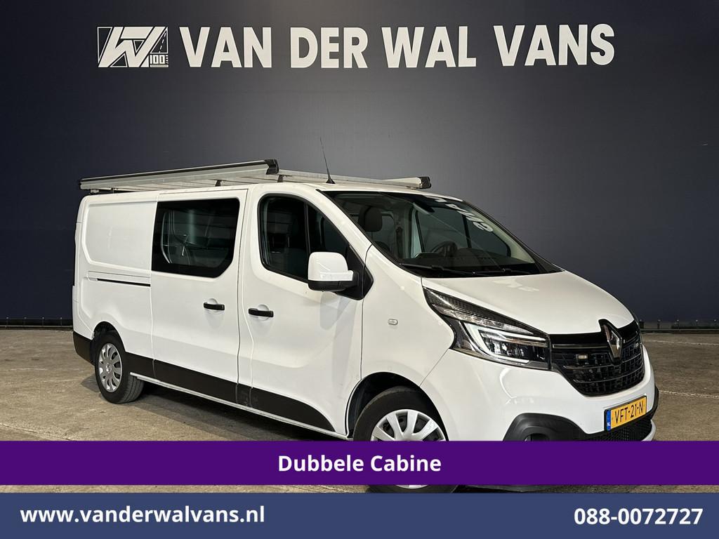 Renault Trafic 2.0 dCi 120pk L2H1 Dubbele Cabine Euro6 Airco, Voorwielaandrijving, Stof, Gebruikt, Euro 6