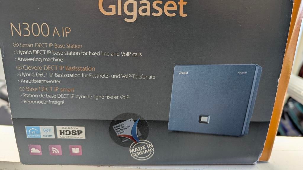 Gigaset N300A IP DECT Basisstation met Antwoordapparaat, Ophalen of Verzenden