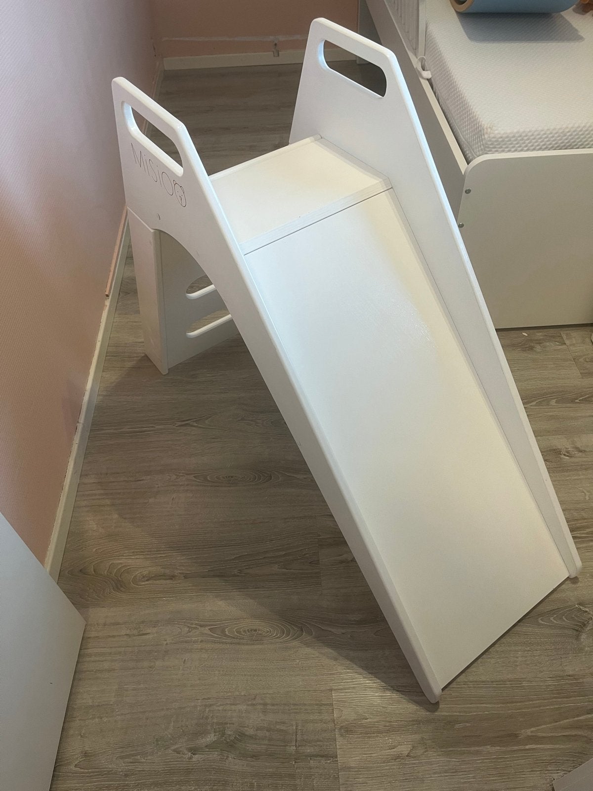 Misio houten indoor glijbaan - Inklapbaar - Zeer goede staat, Kinderen en Baby's, Speelgoed | Buiten | Speeltoestellen, Ophalen