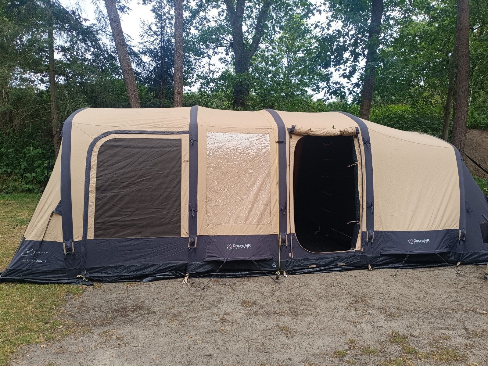 Bardani Airspace 350 TC - Ruime 5-persoons oppompbare tent, Ophalen, Zo goed als nieuw, Tot en met 5