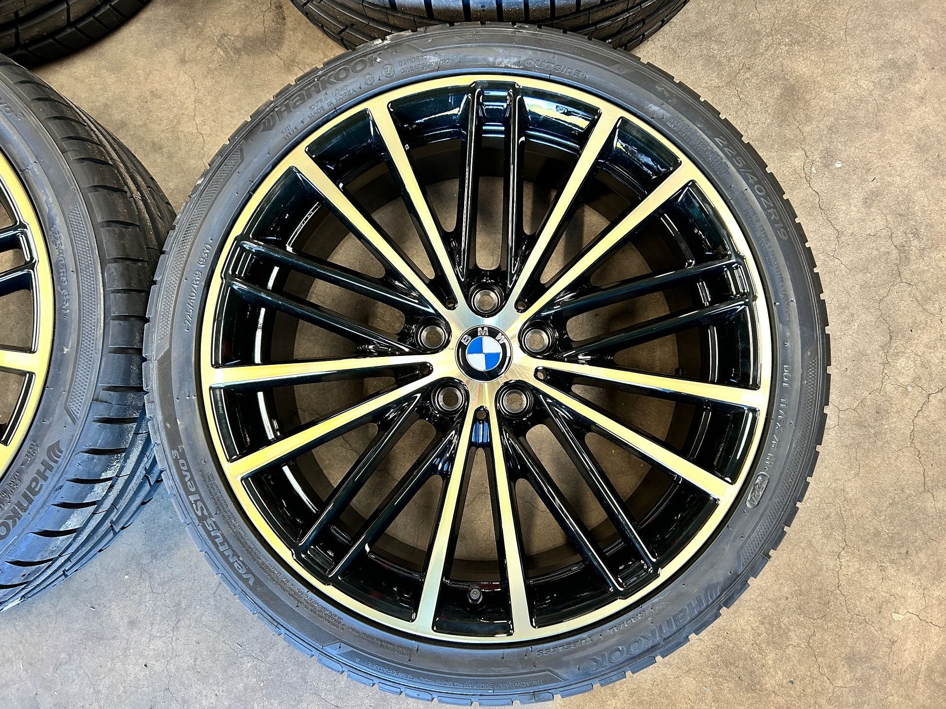19 inch originele velgen + ☀️ | ❄️ banden BMW 3 4 serie 635, 19 inch, -, -, Banden en Velgen