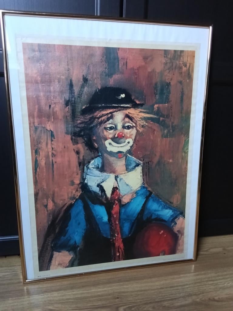poster van een clown, gemaakt door Elen B. H, Ophalen