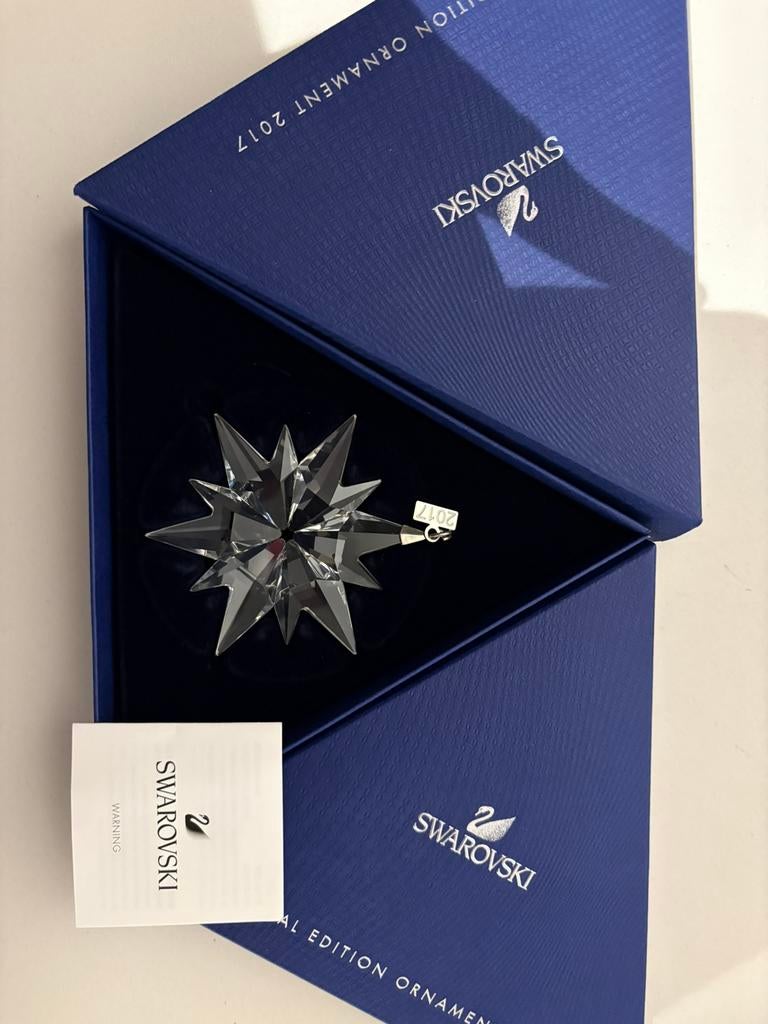 Swarovski kerst ster 2017, Ophalen of Verzenden, Zo goed als nieuw, Figuurtje