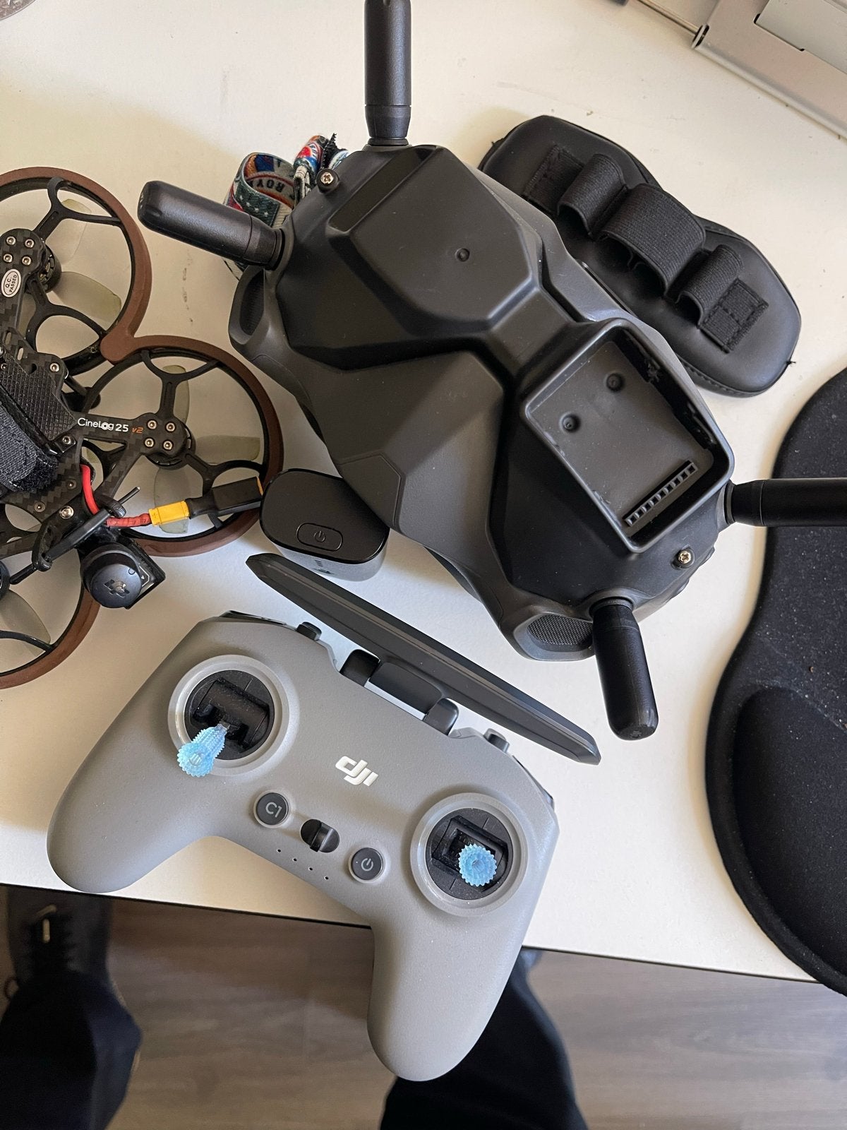 CINELOG25 V2 set compleet dji goggles v2 zie foto’s Dji 03, Audio, Tv en Foto, Drones, Ophalen