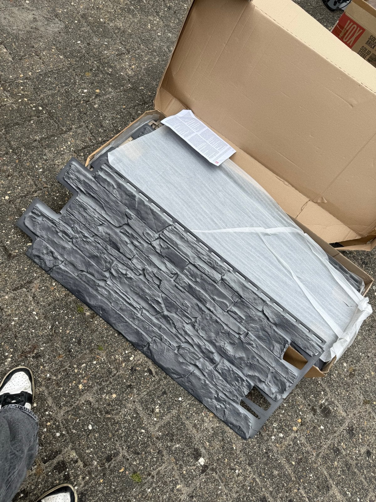 VOX Solid System gevelbekleding - Steenmotief, Ophalen, Nieuw