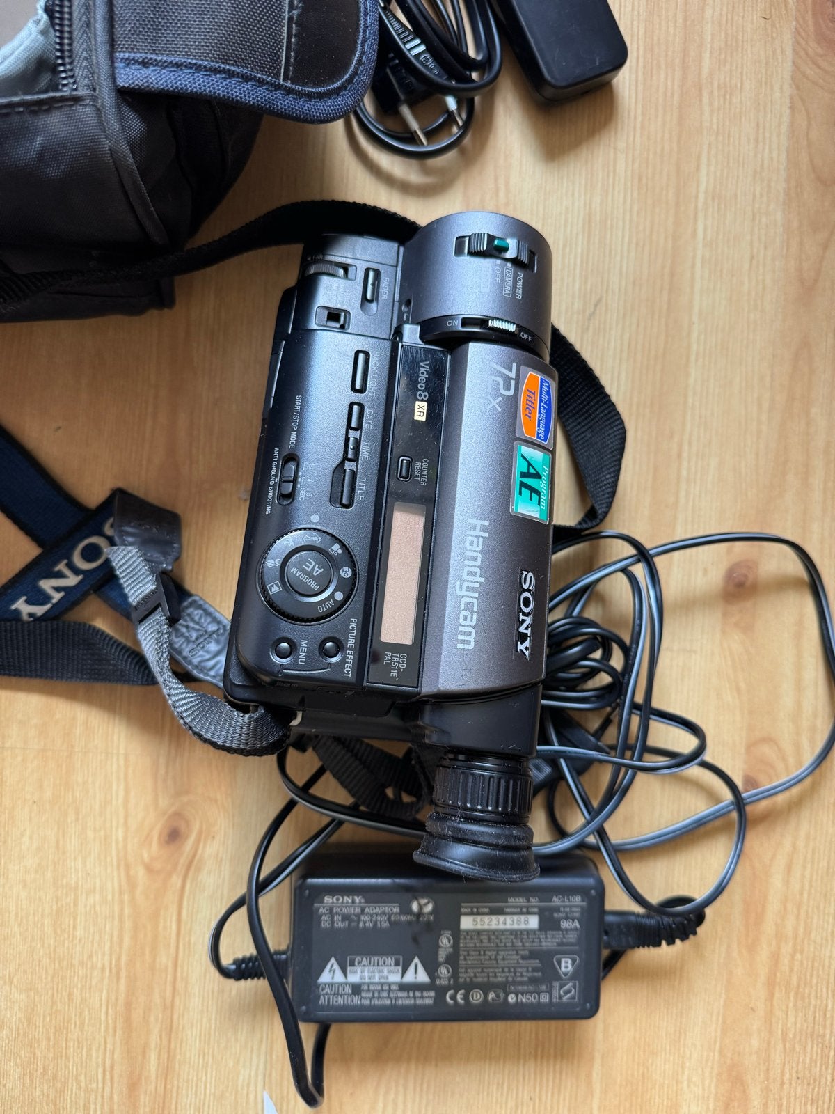Sony Handycam CCD-TR845E Video 8 XR - Werkt nog prima!, Audio, Tv en Foto, Videocamera's Analoog, Ophalen, Hi 8, Camera