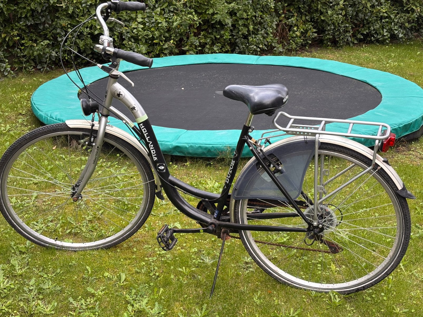 Damesfiets Hollandia 6 versnellingen, lage instap, Gebruikt, Velgrem, (Extra) lage instap, Ophalen