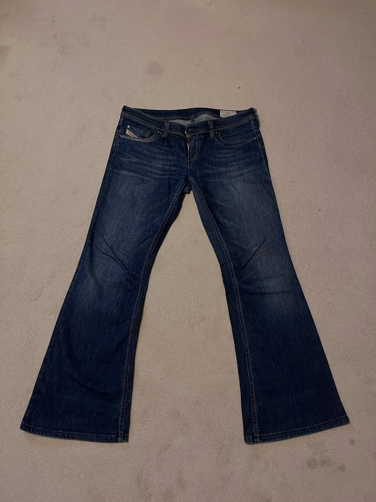 Diesel Lowky B.C. Stretch Jeans - W32, Ophalen of Verzenden, Gedragen, Blauw, W33 - W36 (confectie 42/44)
