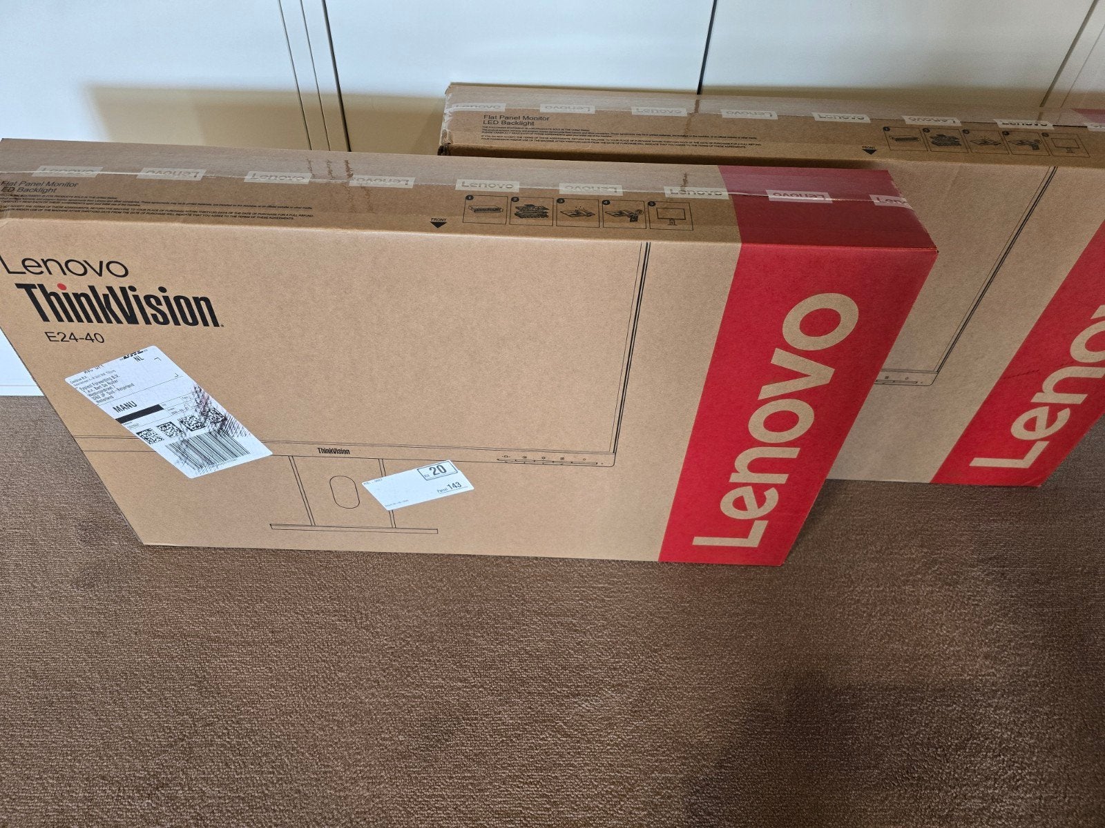 Nieuwe Lenovo ThinkVision E24-40 Monitor, Computers en Software, Ophalen of Verzenden