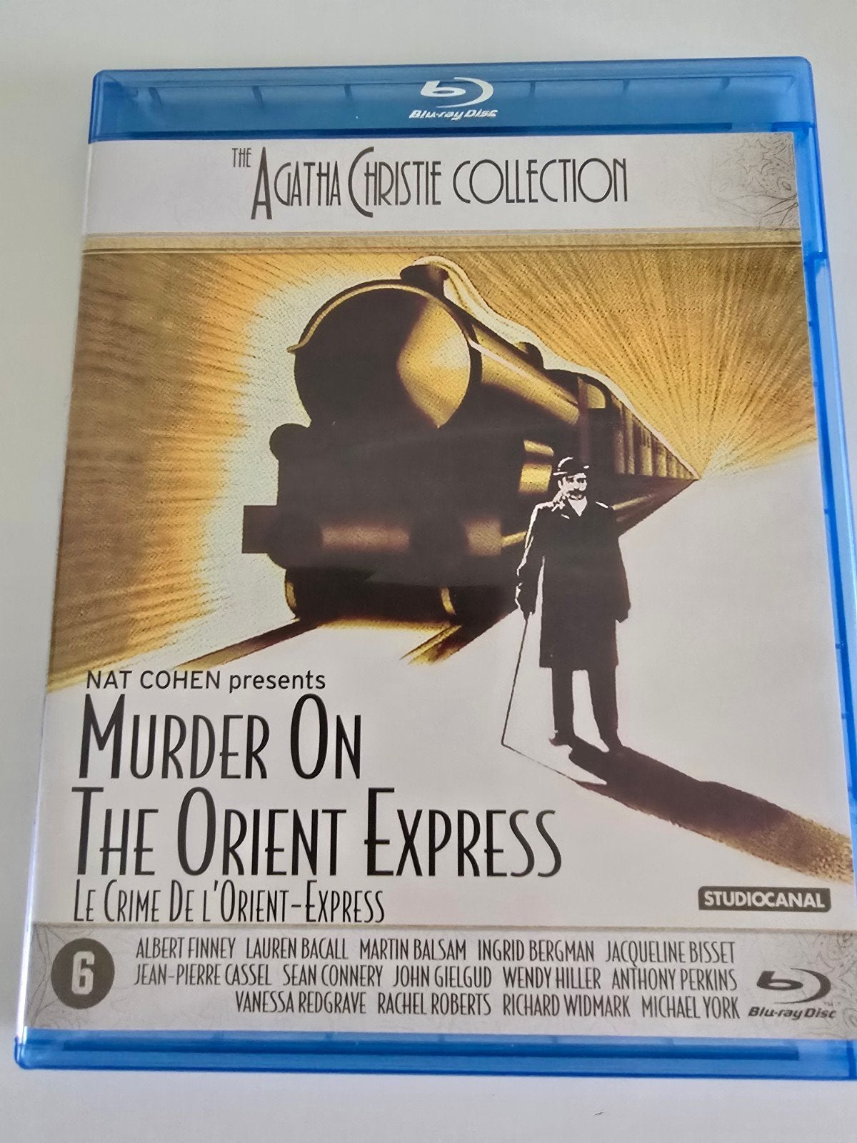 Blu-ray murder on the orient express - Agatha Christie, Cd's en Dvd's, Blu-ray, Zo goed als nieuw, Klassiekers, Ophalen of Verzenden