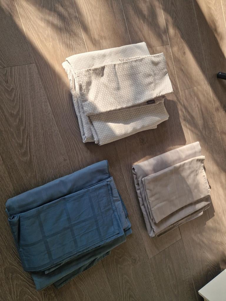 3x Vandyck dekbedovertrekset 90x210 incl. kussensloop, Huis en Inrichting, Ophalen of Verzenden, Eenpersoons